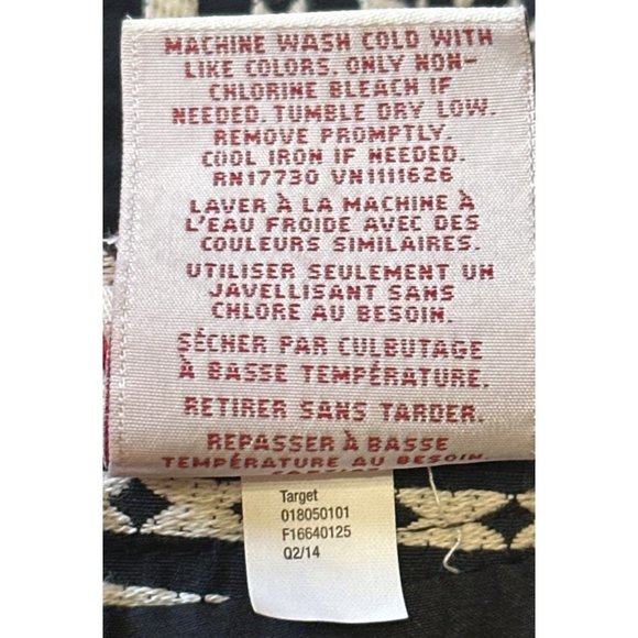 Merona Straight Pencil Knee Length Skirt Geometric Polyester Blend Women Size 4 - Picture 11 of 12